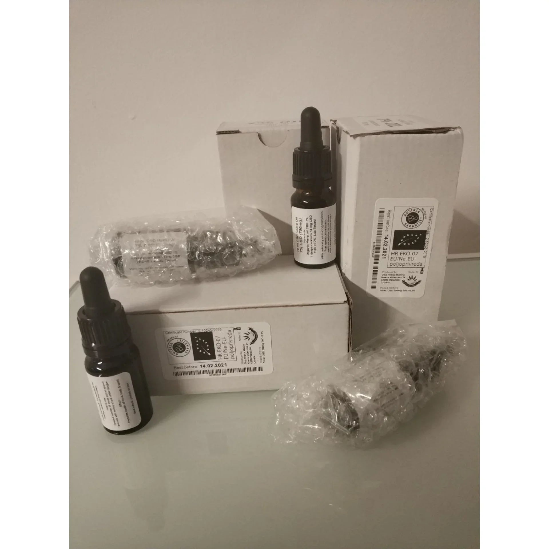 Cbd öl 7% (10 ml - 700mg cbd) - pfefferminze