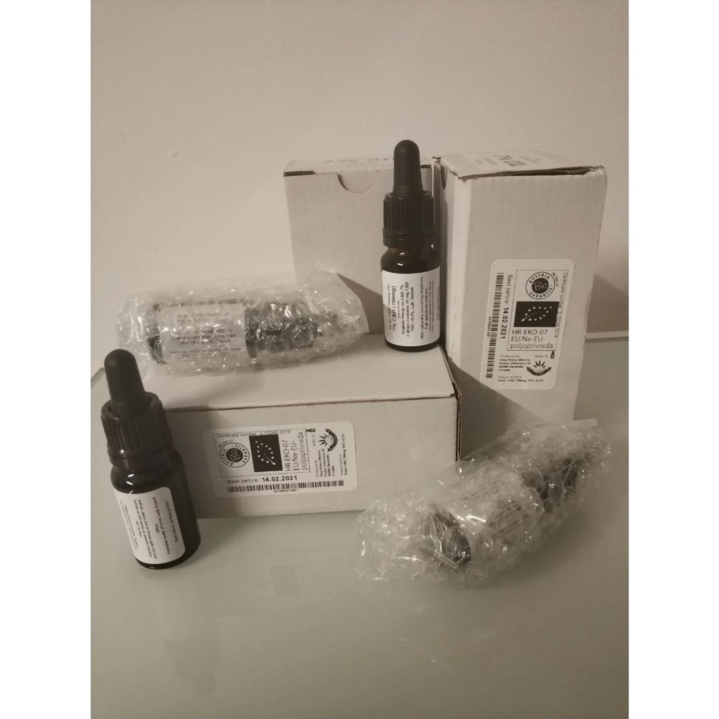 Cbd öl 7% (10 ml - 700mg cbd) - zitrone