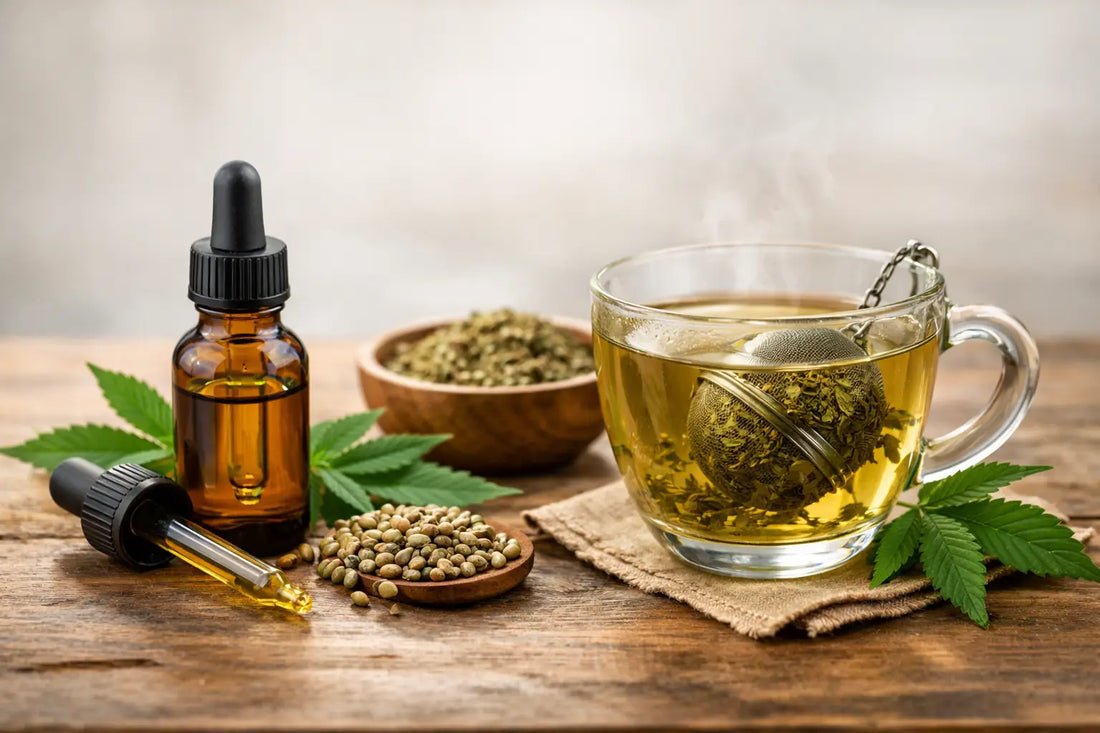 CBD Öl oder Hanftee - was passt besser?