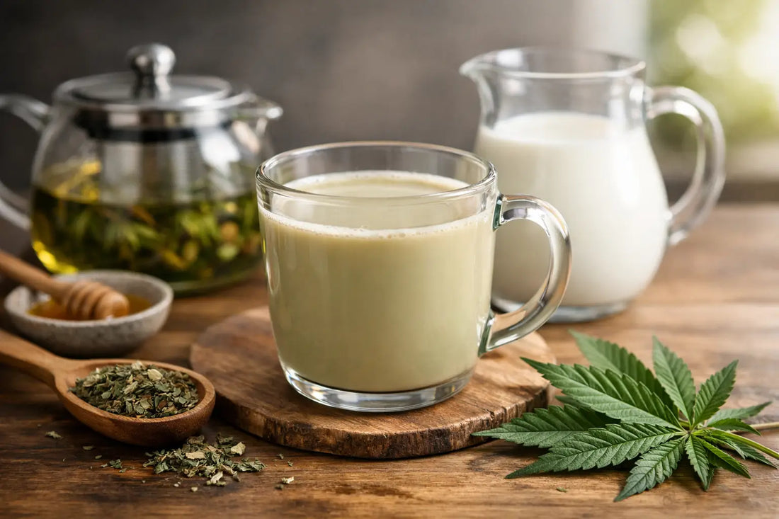 Hanftee Rezept mit Milch richtig zubereiten
