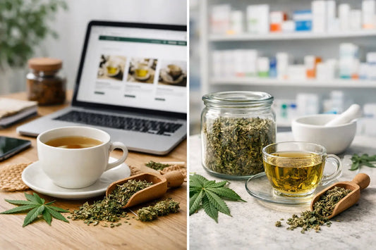 Hanftee online oder in der Apotheke kaufen?