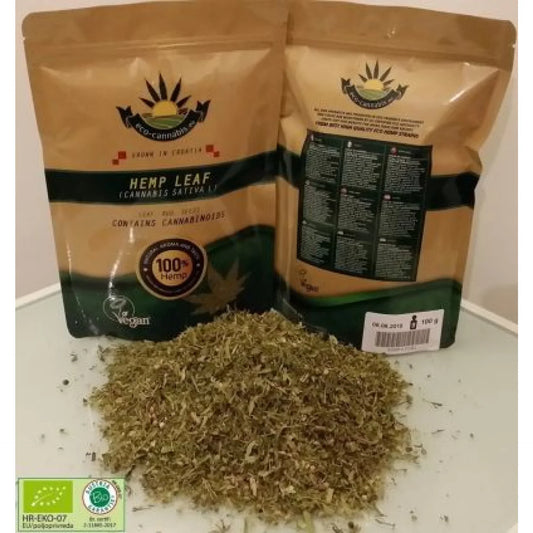 Fein gemahlenes mehl hanftee (100g) - eco zertifiziert (hr-eko-07)